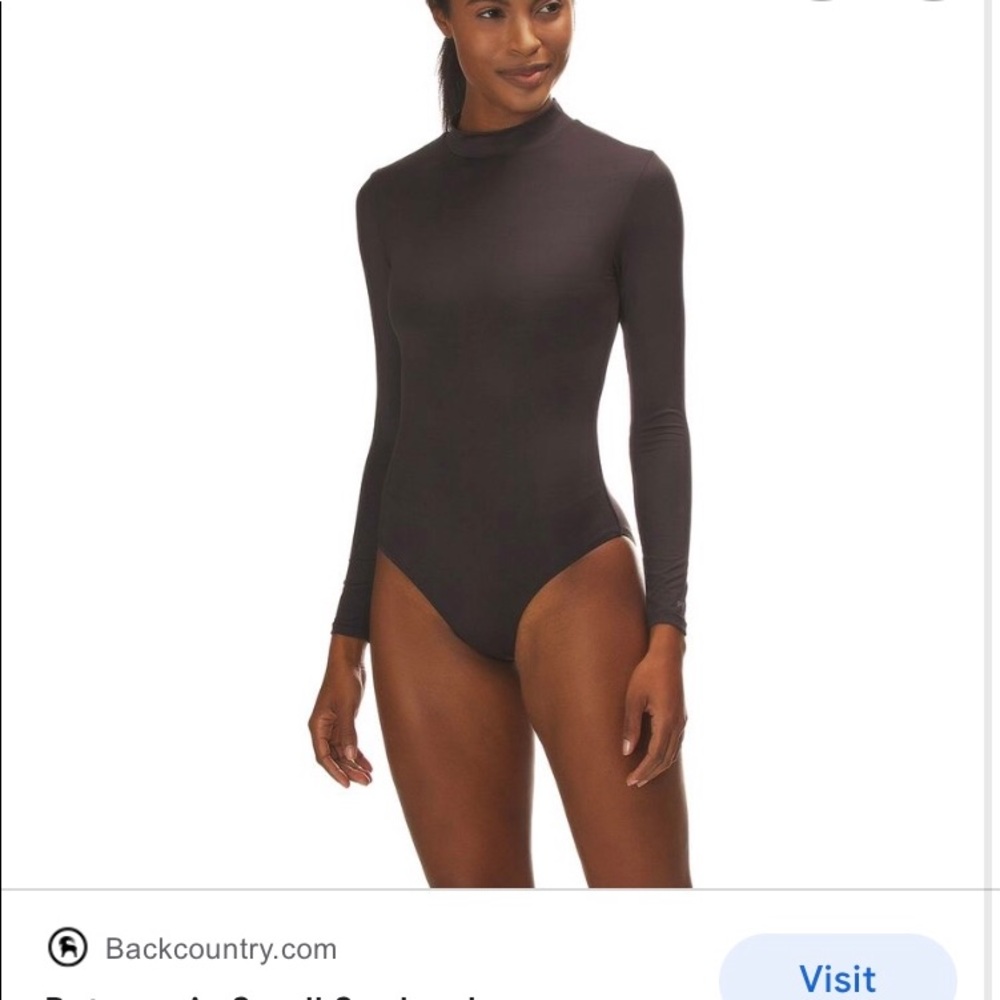 Patagonia black surf swim suit